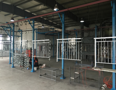 護(hù)欄噴塑流水線 護(hù)欄噴塑流水線