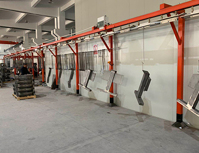 小工件噴塑流水線 小工件噴塑流水線